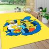 1Pc Simpsons Family Portrait Carpet Rug Customizable Soft Washable Antislip Home Living Room Sofa Mats Personalized Rug 0917272