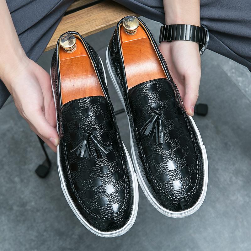 Shoes Men Casual Leather Business Tenis Masculino Dress Tenis De Hombre Moccasins Mokasin Tenis Caballero Designer Loafers