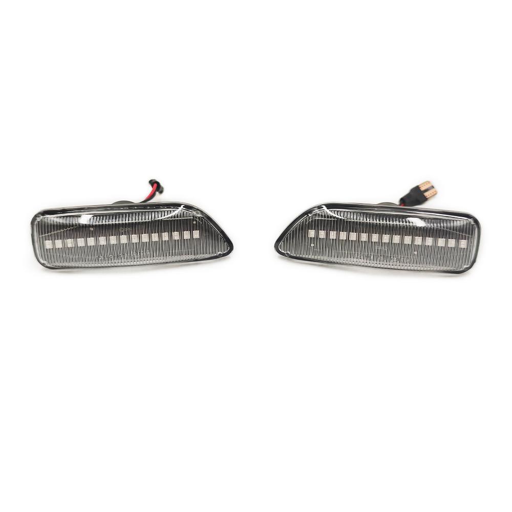 Bernsteinfarbener LED Seitenmarkierungs-Blinker Blinkleuchte für Volvo XC90 S80 XC70 V70 S60 2001-2009 Dynamische Lichtanzeigeleuchte