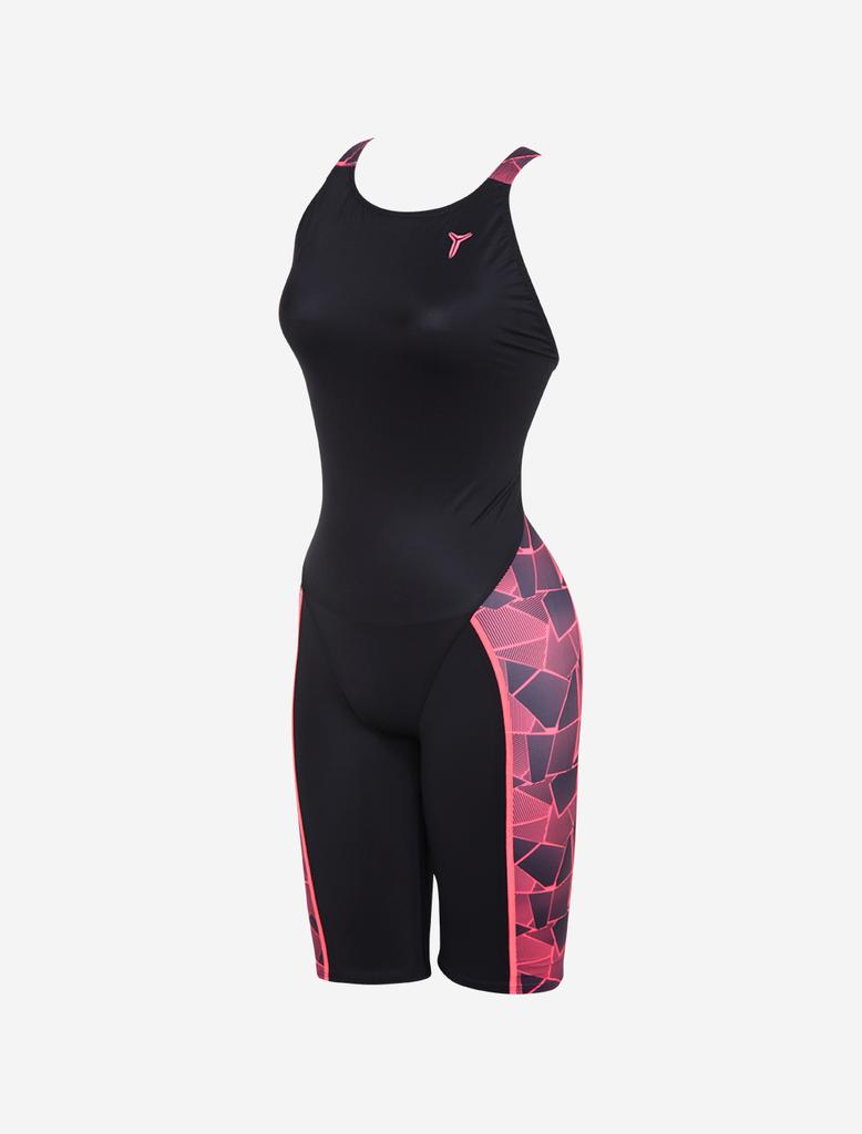 Toneidoseupocheu Cube Coral Women'S Indoor Half-Body Swimsuit