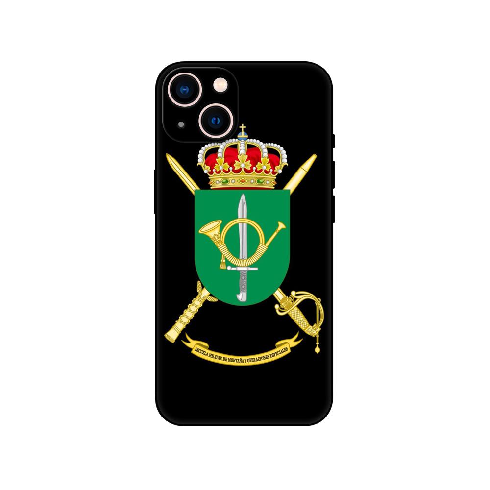 Spanische Guard Civil Emblem-Telefonhülle für iPhone 14 2020se 6 6s 7 8 Plus X 10 XR XS 11 12 13 Mini Pro MAX schwarze TPU-Rückseite