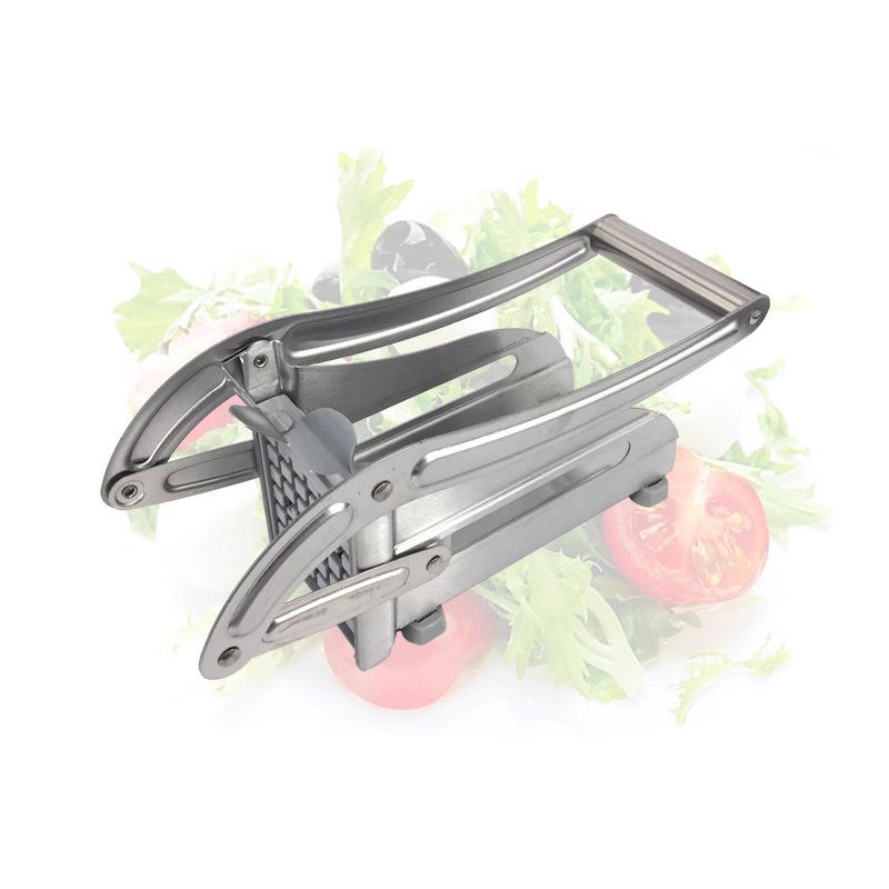 Stainless Steel Vegetable and French Fry Cutter - Potato, Cucumber Slicer Blade Tool