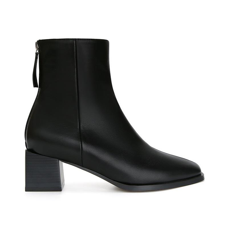 

Women s Chunky Heeled Ankle Boots, Pointed Toe Stacked Block Heel Booties 40 чорний
