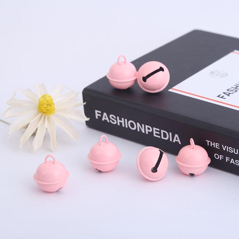 22mm Candy Color Baked Paint Round Pet Collar Bell - Christmas Accessories