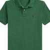 Polo Ralph Lauren Polo Shirt Solid Color Logo Embroidery Button Short Sleeve Kids Tops Green 323703632-181