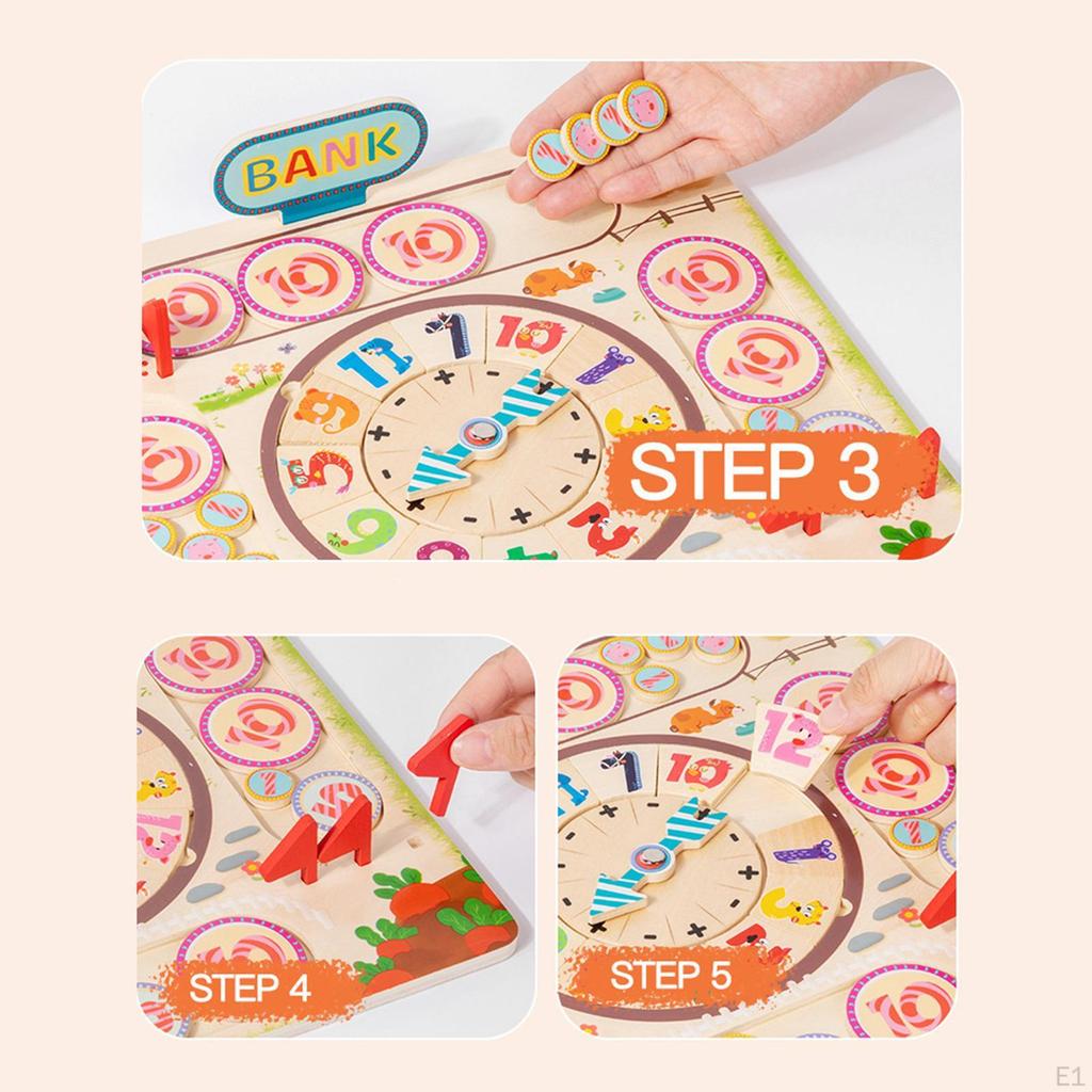 Children Math Games Elementary Teaching Toys Learning Resources Educational Board Game for