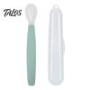 Baby Shower Gift for Infants Silicone Feeding Spoon, Soft Non Slip Training Utensil, Easy BPA Free Utensils Cleaning Complementary Spoon And Toddlers