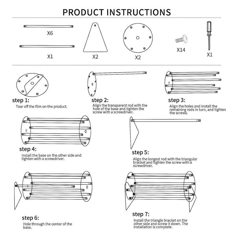 M-Modern-1 Pieces Acrylic Headband Display Stand Transparent Headbands Holder Organizer Hairband Storage Rack