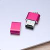 Mini Aluminium Alloy USB 2.0 T Flash TF Adaptér čtečky paměťových karet Micro SD