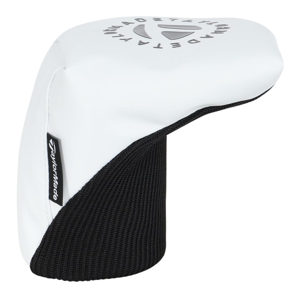 TaylorMade Circle Logo Putter Cover, Mallet, White, Unisex, 2015 Spring/Summer