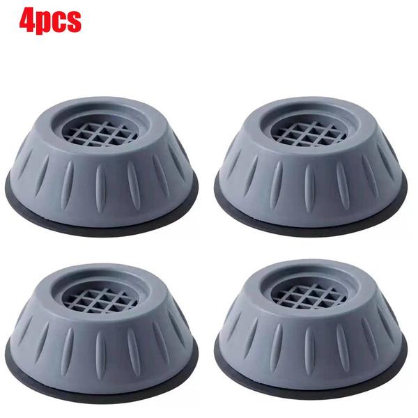 

4 шт. антивибрационные подушечки для стиральной машины, бесшумные резиновые ножки, основание холодильника, фиксированная нескользящая подставка для ног, кронштейн, аксессуары 8cm 4PCS серый