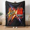 Street Game Characters Flannel Blanket, Soft Polyester, Modern Design, All-Season for Camping, Travel, Gifts for Holidays or Birthdays