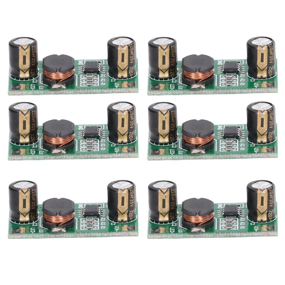 6PCS DC 5‑35V Input LED Driver Module 700mA PWM Control LED Module  DIY Applications