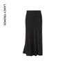 LANGZI Retro A-Line Casual Skirt