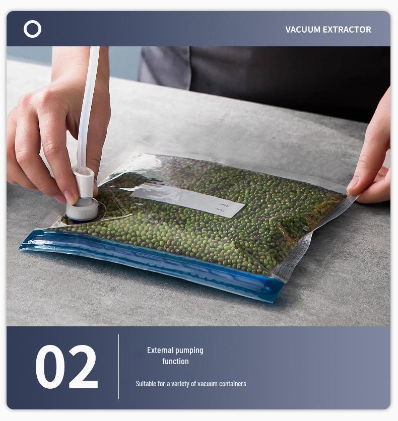 Automatic Household Vacuum Sealer with Fresh-Keeping and Cutting Function