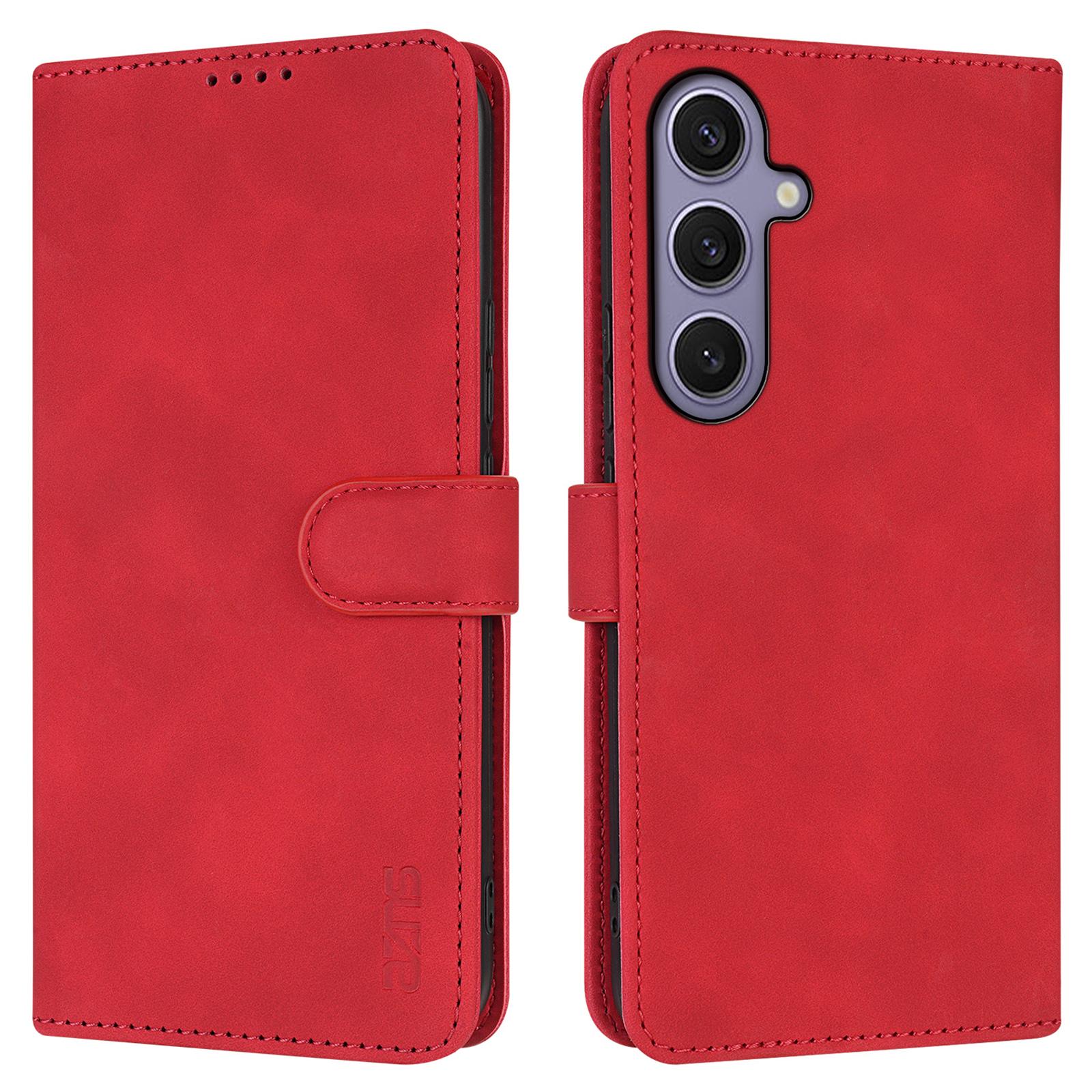 

AZNS For Samsung Galaxy S25 Case PU Leather Wallet Phone Cover D