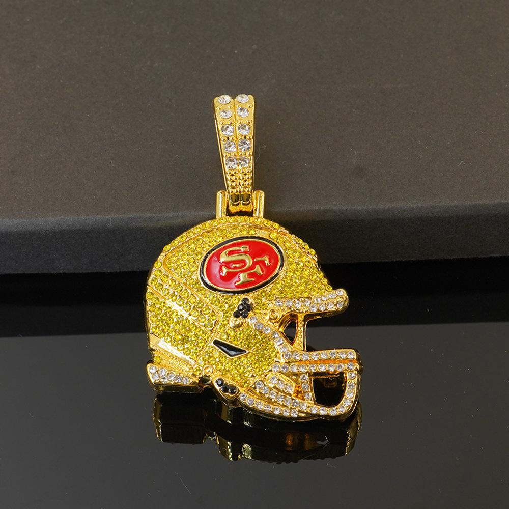 Подвеска-ожерелье в виде футбольного шлема San Francisco 49ers