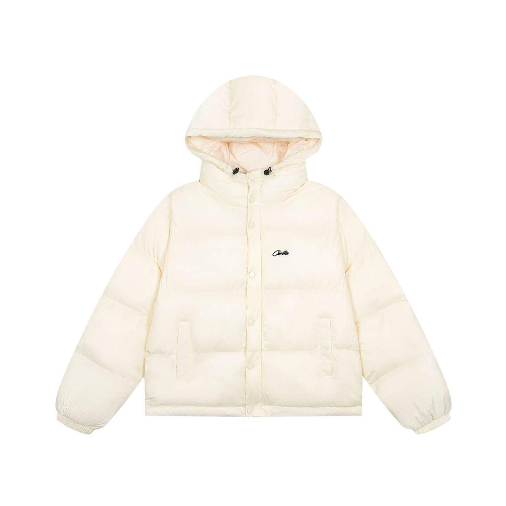 Chaqueta de Invierno Acolchada de Plumas Corteiz Alcatraz con LOGOTIPO Bordado