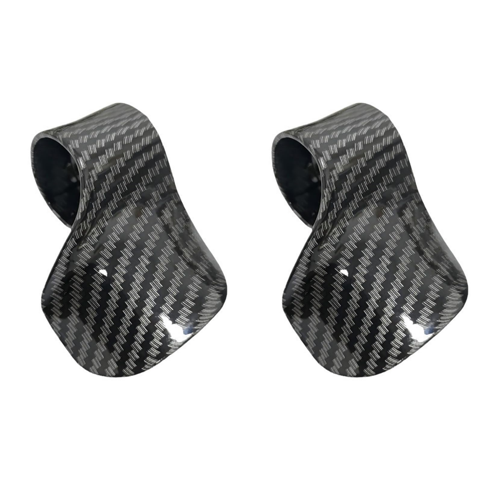 

Throttle Assist Axle Assist Carbon Fiber Handlebar Motorcycle Throttle Easy Installation Stress Relief Wide Compatibility Set of 2 68*50mm