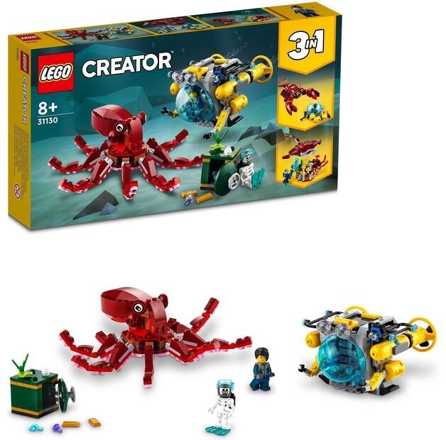 

LEGO Creator 31130 Охота за затонувшими сокровищами