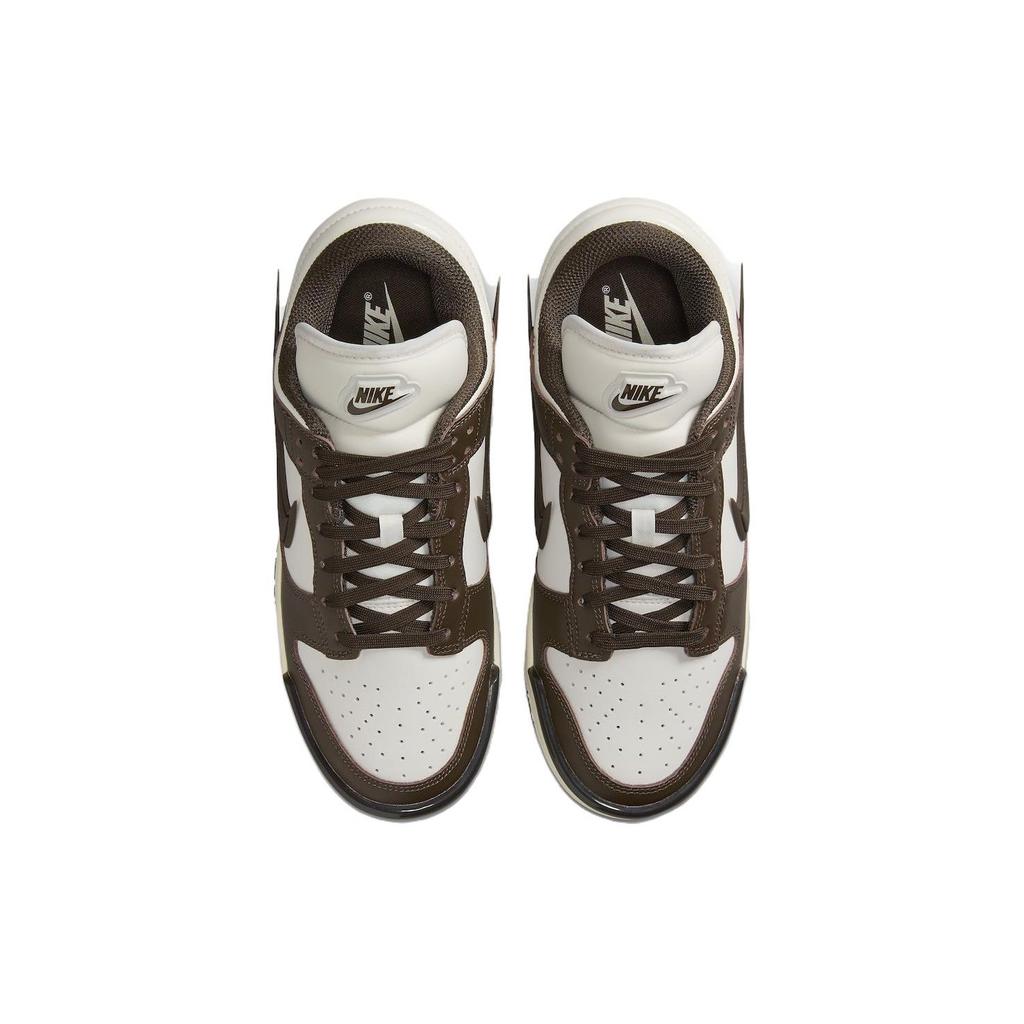 Nike Dunk Low Twist Marron Baroque Sneakers Femme Phantom Lait de Coco DZ2794-003