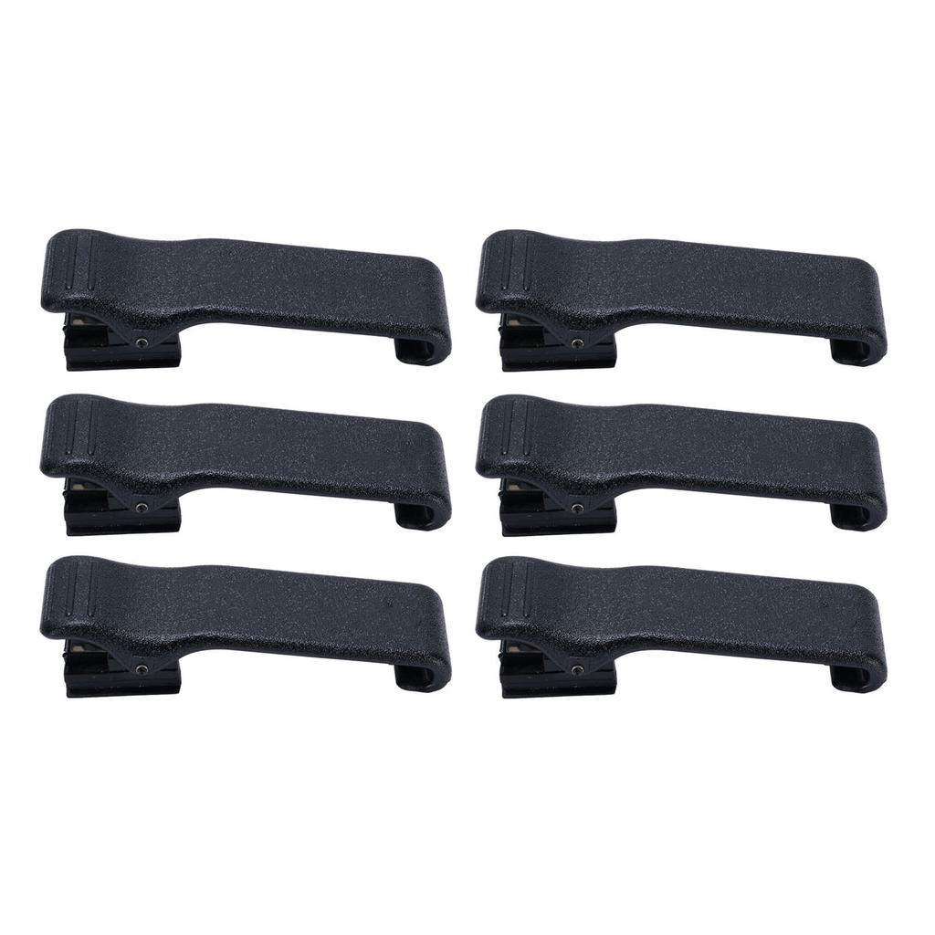 6pcs Radio Belt Clip Replacement Heavy Duty Plastic for GP88 GP88S GP2000 GP300 LTS2000 GTX800
