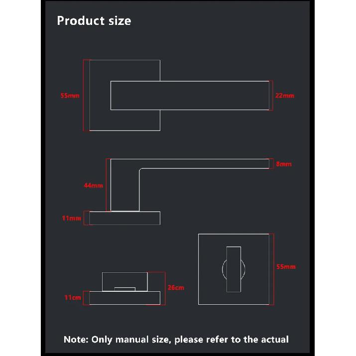 Invisible Door Lock Bedroom Single Side Secret Lock Chamber Door With Key Hidden Door Handle Background Wall Hidden Door Lock