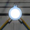 Mini COB LED Super Bright Round Camping Lights Outdoor Night Lamp with Hook((Blue)
