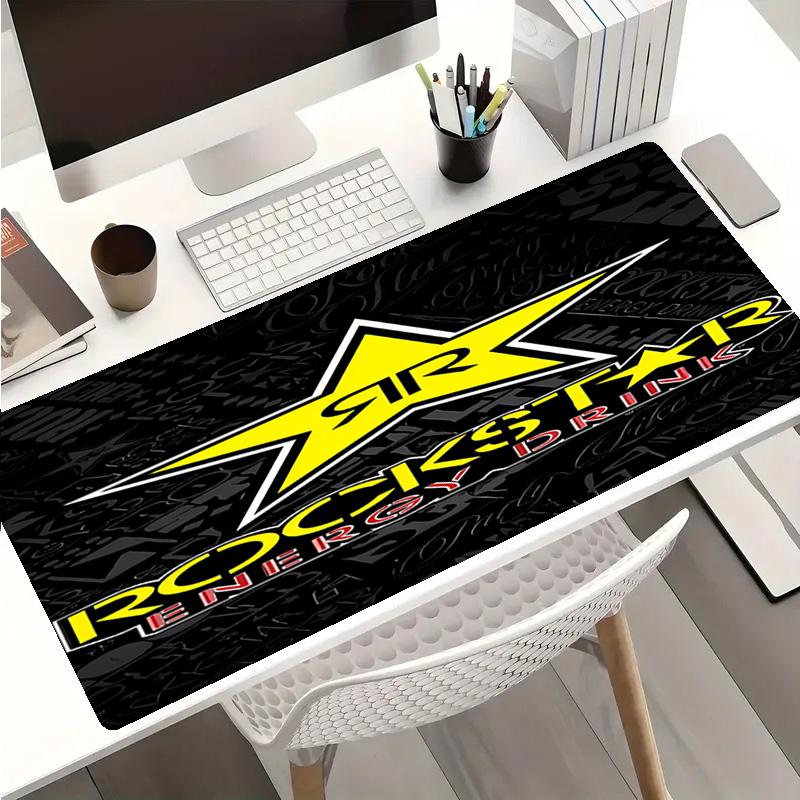 Rockstar Energy Mouse Pad - Non-Slip Rubber Base, Smooth Surface for Work,Gaming,Office,And Home Use, Desk Mouse Pad