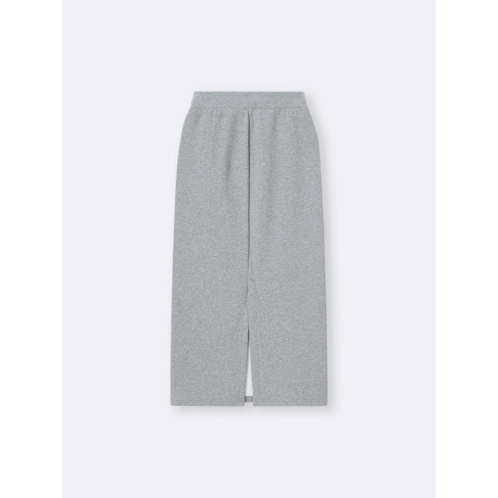 Gu Heavyweight Sweat Narrow Skirt  Length 88.5 95.5cm 