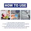 12pcs Washing Machine Cleaning Tablets Drum Type Water Tank Washing Machine Cleaning Odor Dirt Cleaner Cleaning Tablets