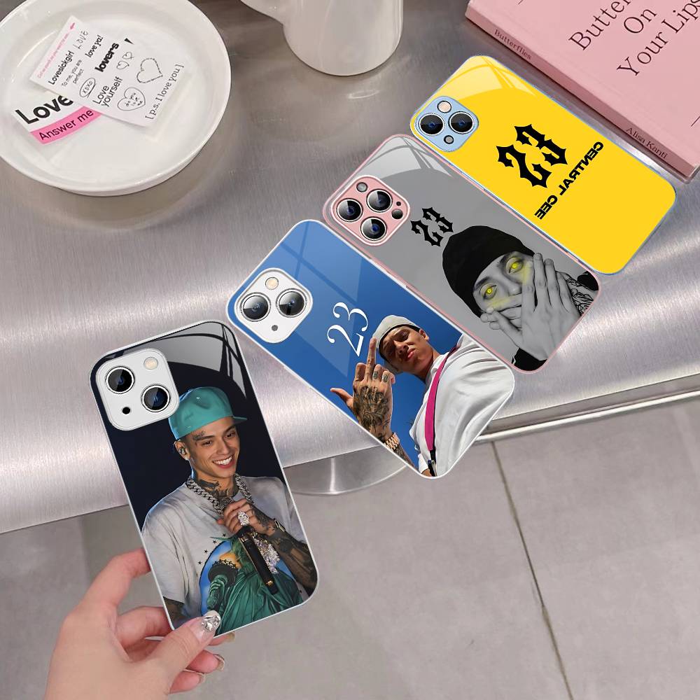 Popular C-Central Singer C-Cee Music For IPhone 14 13 12 Mini 11 Pro XS Max X XR 14 Plus Tempered Glass Cover