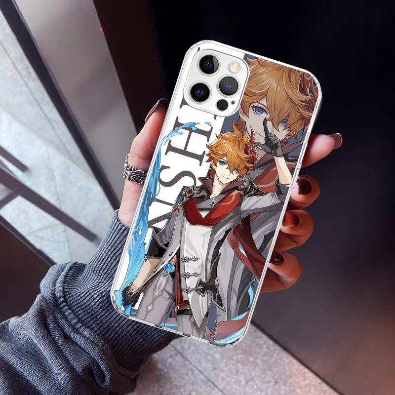 

Genshin Impact Anime Phone Case For iPhone 17 Air 11 13 Mini 14 15 Plus 16 12 Pro Max 16E SE 7 8 Pattern Soft TPU Back Cover 17 iPhone 16