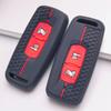 Silicone Remote Key Cover for Honda PCX125 PCX150 PCX160 ADV150 Vario Click125 with Keychain Honeycomb Texture Metal Keychain Key Fob Protector