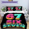 3PC Custom Name Donut Doughnut Bedding Set Printed Bedding Set Duvet Cover Closure Includes 1 Duvet Cover & 120 Pillowcases for Bedroom