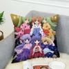 Higurashi When They Cry Pillow Case For Car Sofa Decorative Home Double-sided Print Plush Square Throw Pillow Cushion Cover