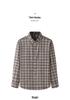 Camicia a quadri in flanella a maniche lunghe da uomo taglie forti Autunno/Inverno