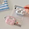 Simple Chic Pink Green Polka Dots Solid Color Protective Earphone Case Cover for AirPods 1 2 3 4 Pro 2 Pro 3