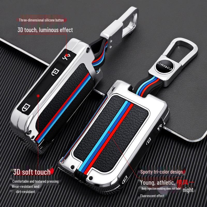 Lynk & Co Key Case: Creative, Durable Metal Shell for 01, 05, & 06 Models 2021