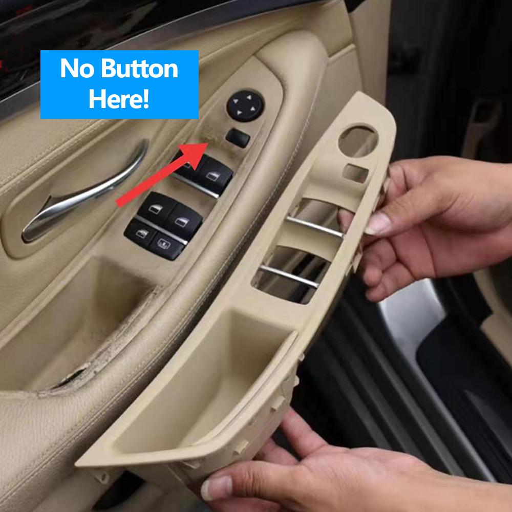 LHD RHD loketní opěrka na straně řidiče Dveře spolujezdce Sada kožené rukojeti pro BMW řady 5 F10 520 523 525 528 530