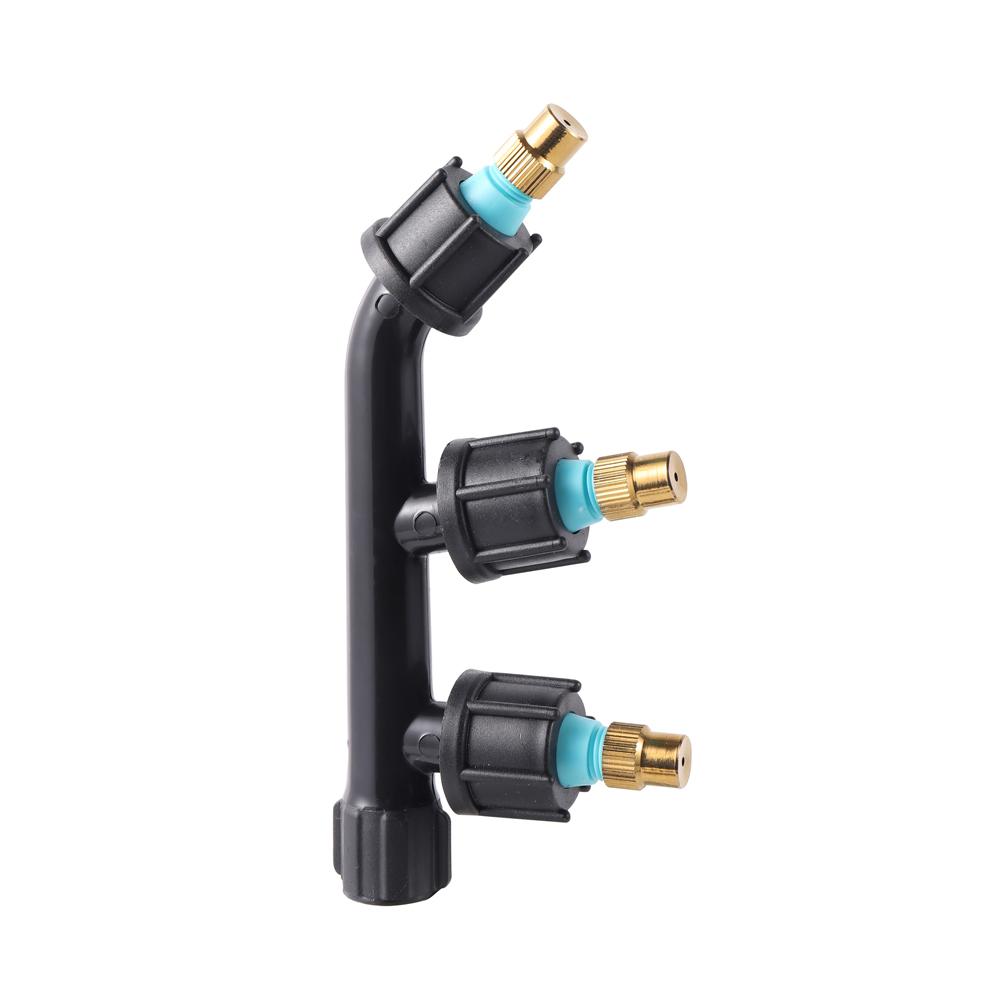 Garden Lawn Irrigation Pesticide Spraying Sprinkler Agricultural Single/Double/Three Nozzle Head Copper Atomizing Sprayer Nozzle