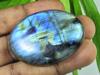 35X48X7MM Multi Fire Labradorite Owalny Kaboszon Luźny Naturalny Kamień Szlachetny 104Kts SK-3960