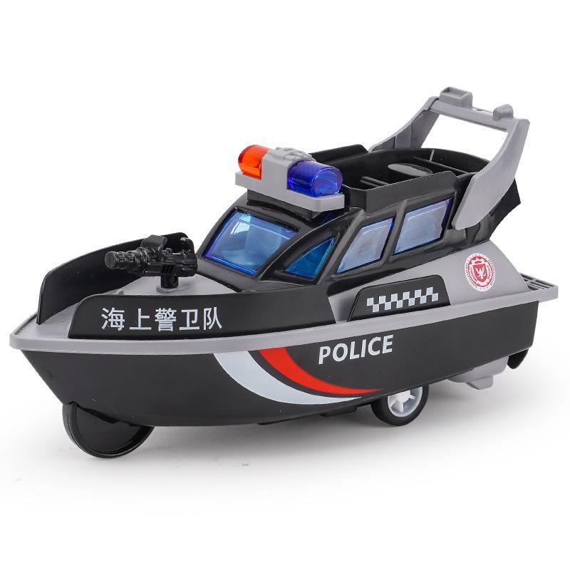 Children's Inertia Police Car Toy Boy Simulation Off-road Drop-resistant Fire Car Model Gift