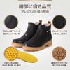 [Jollywalk] Men's Chelsea Rain Boots - Waterproof, Lightweight, Mid-Calf Length, Sizes 25-28cm