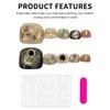 10Pcs Retro Coin Style Mother Of Pearl Fragment Cat Eye Short Handmade Accessories For Hands And Feet