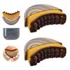 Orxiery Face and Body Dry Brush Set 2 Pieces Wooden 8 X 6 Cm