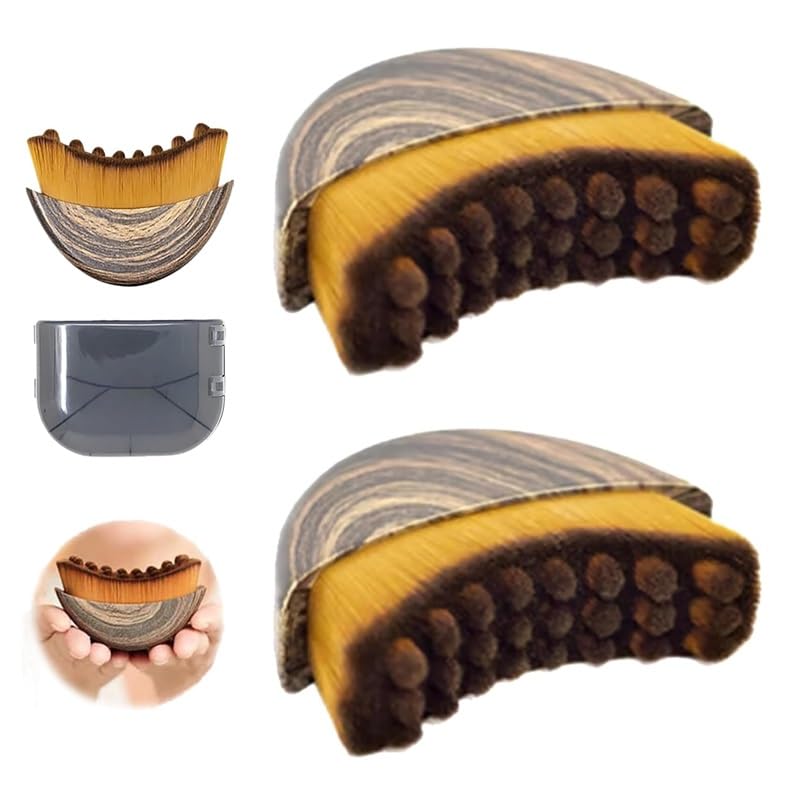 Orxiery Lymphatic Contouring Face and Body Dry Brushing Face Lymph Node Contouring Facial Soft Drainage Massager for and Body Brush, Brush, Brush,