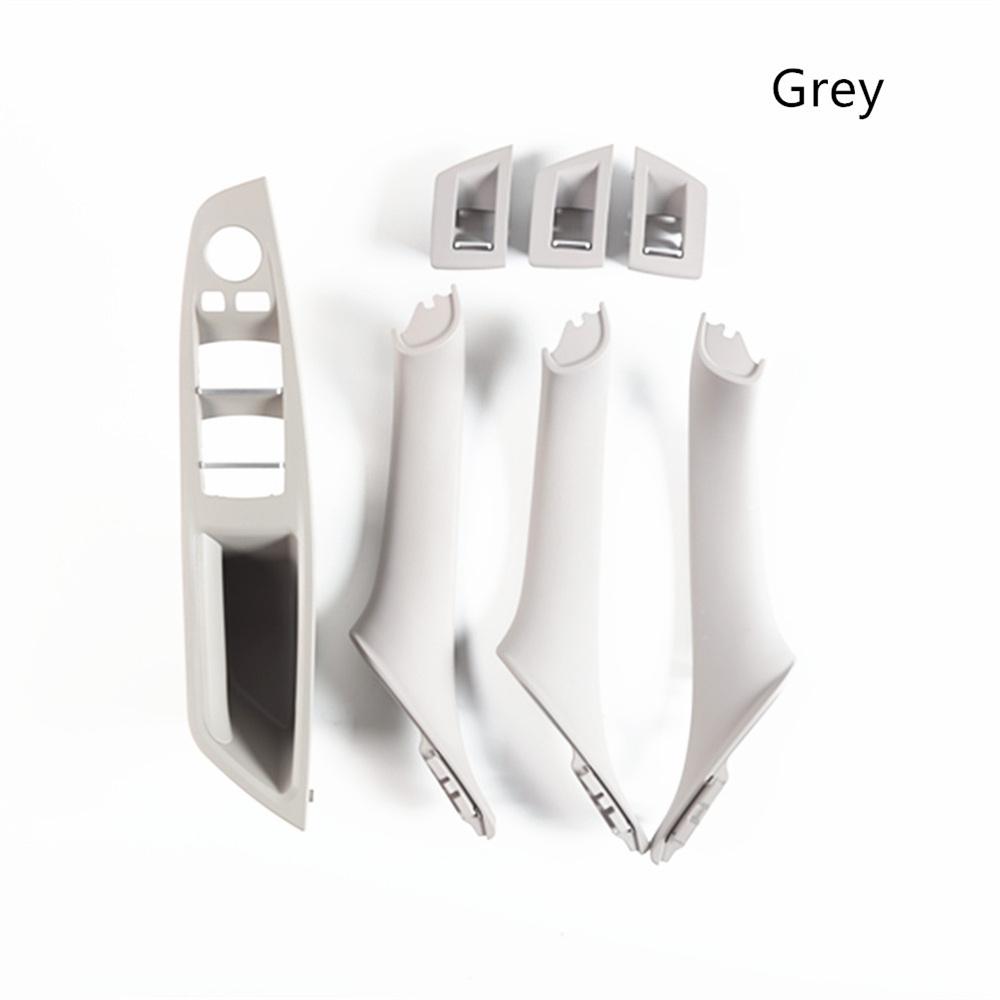 Rhd Car Interior Door Handle Armrest Panel Pull Trim Cover Set For Bmw 5 Series