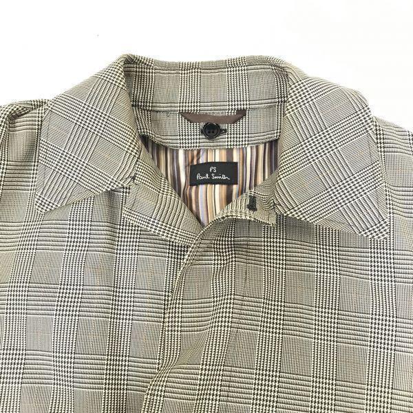 Made In Japan Paul Smith Glen Check Coat with Liner Gray M(USED)