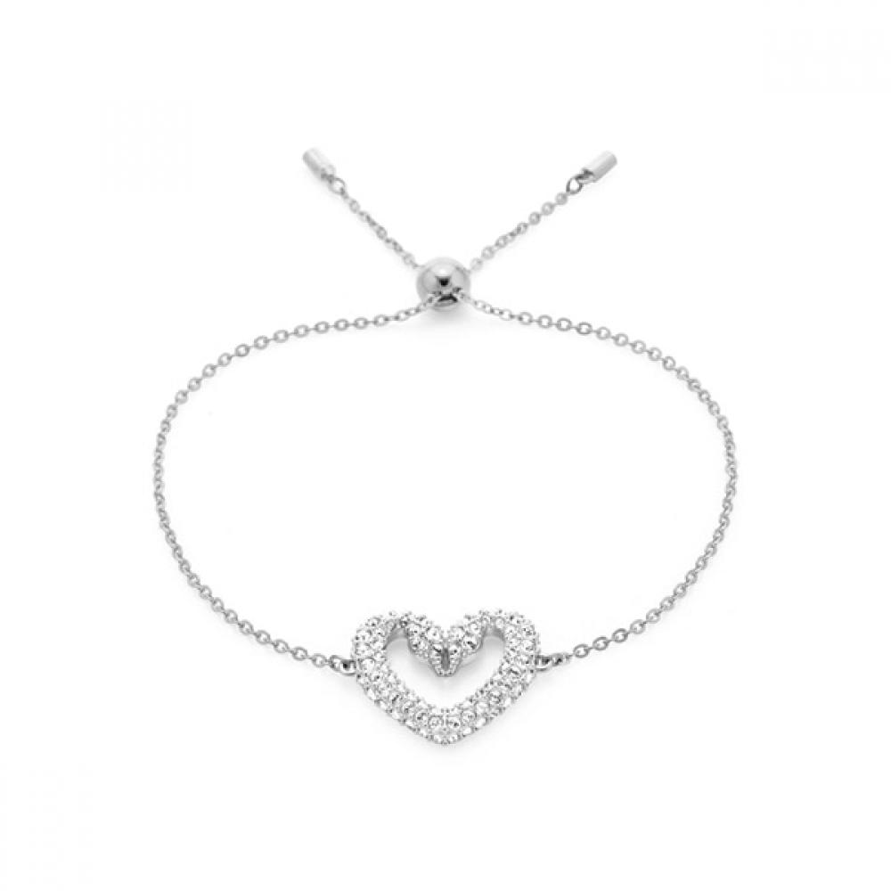 Swarovski 5625534 Sublima Una Heart Bracelet